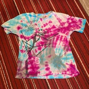 Nightmare before Christmas tiedyeshirt shirt